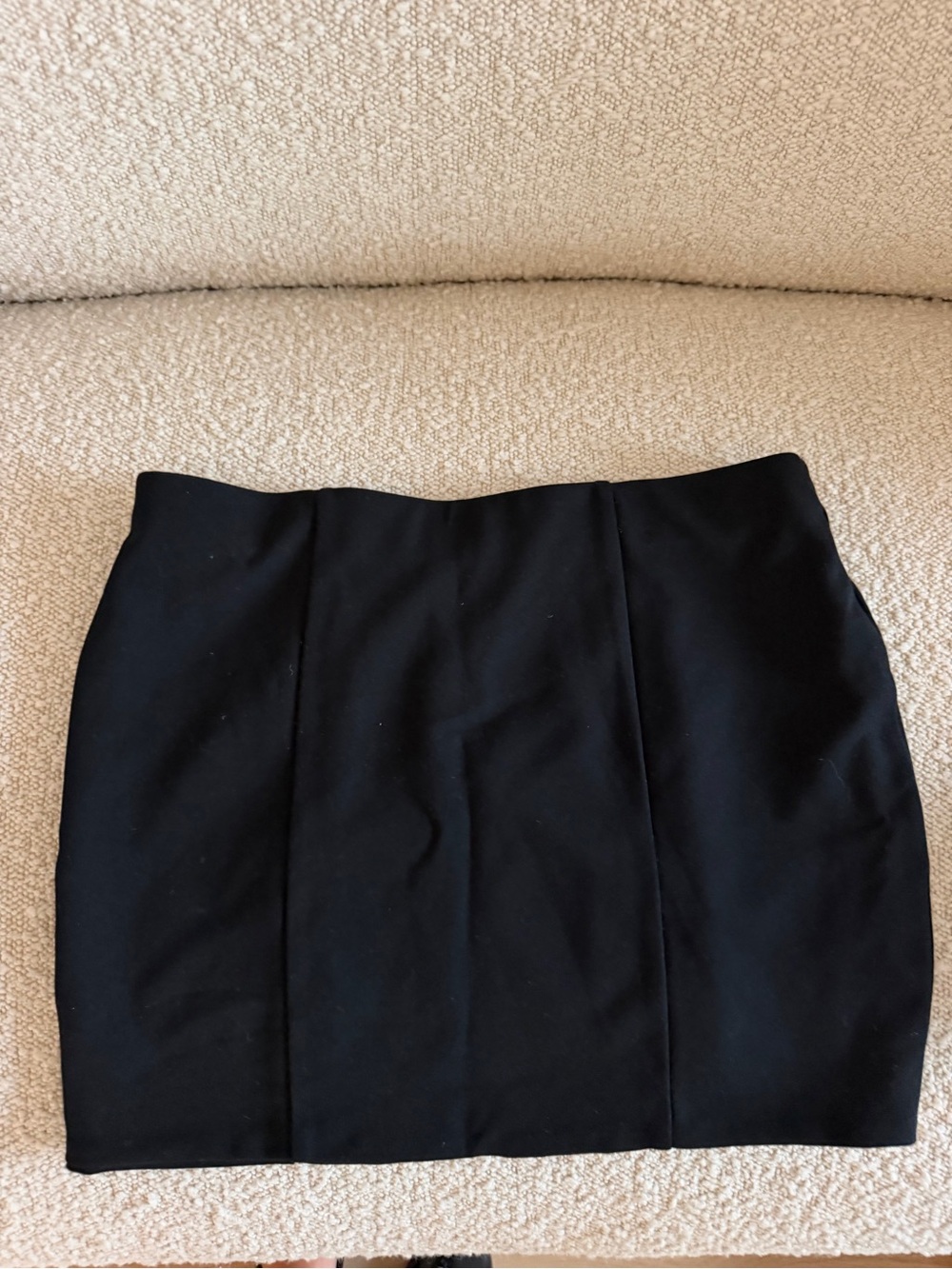 Lovers + Friends Black High-Rise Mini Skirt